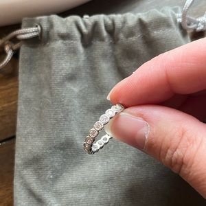 Sterling silver eternity band .925